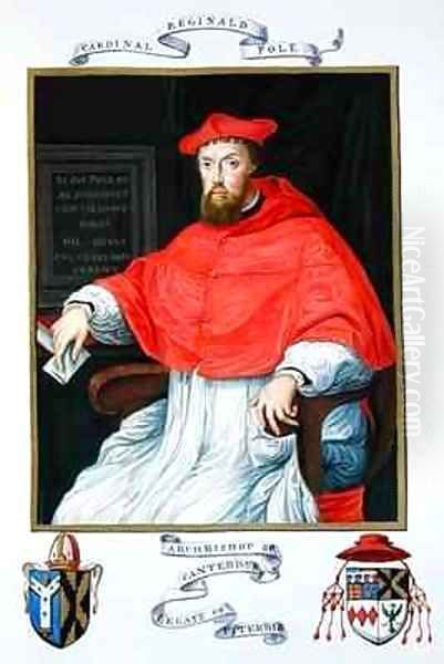 Portrait of Reginald Pole Archbishop of Canterbury and Legate of Viterbo from Memoirs from the Court of Queen Elizabeth - view 1