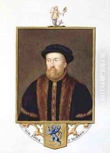 Portrait of Sir John Mason 1503-66 from Memoirs of the Court of Queen Elizabeth