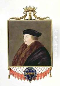 Portrait of Thomas Cromwell Ist Earl of Essex from Memoirs of the Court of Queen Elizabeth
