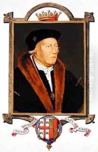 Portrait of Henry Bourchier 2nd Earl of Essex from Memoirs of the Court of Queen Elizabeth