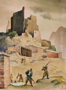 Schiesubung by Franz Sedlacek