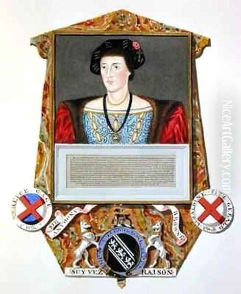 Portrait of Sir Anthony Browne from Memoirs of the Court of Queen Elizabeth - view 1
