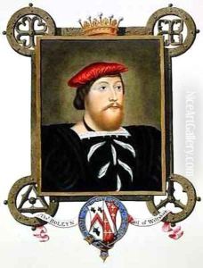 Portrait of Thomas Boleyn Earl of Wiltshire from Memoirs of the Court of Queen Elizabeth