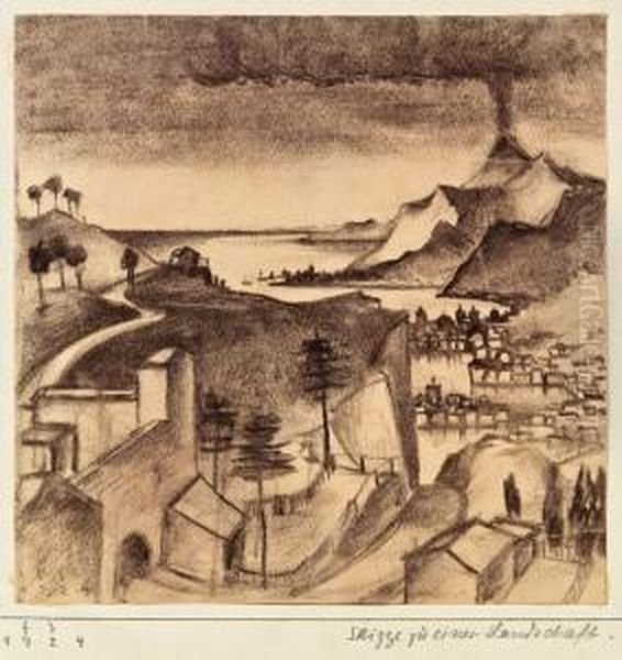Skizze Zu Einer Landschaft - view 1