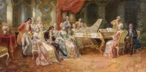 Das Schlosskonzert. by Stephan Sedlacek