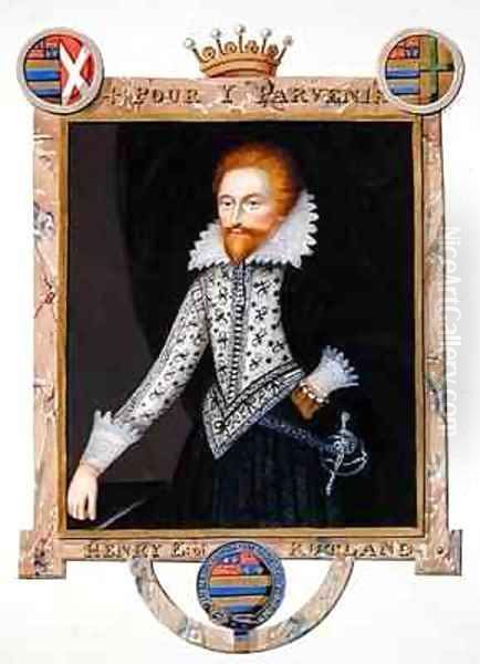 Portrait of Henry Manners 2nd Earl of Rutland from Memoirs of the Court of Queen Elizabeth - view 1