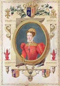 Portrait of Mary Queen of Scots from Memoirs of the Court of Queen Elizabeth