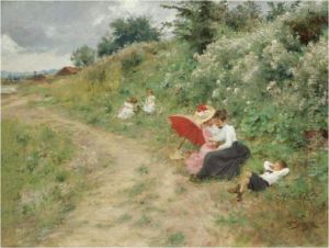 A Summer Outing by Hermann Seeger