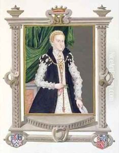 Portrait of Mildred Cooke Lady Burghley from Memoirs of the Court of Queen Elizabeth by Sarah Countess of Essex