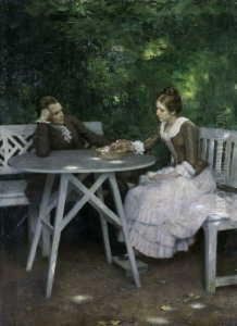 Der Junge Goethe Und Friederike Brion Im Pfarrgarten Von Sesenheim. Der Junge Goethe Und Friederike Brion Im Pfarrgarten Von Sesenheim.