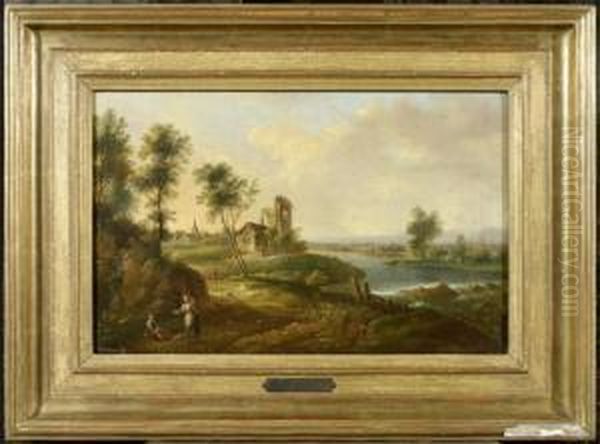 Landscape With Two Figures - view 1