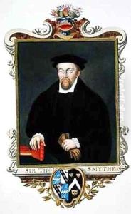 Portrait of Sir Thomas Smythe from Memoirs of the Court of Queen Elizabeth