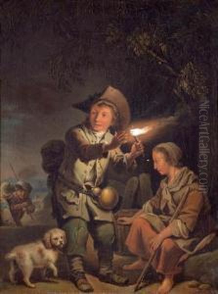 Landliche Abendrast. Um 1760. - view 1