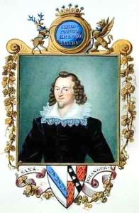 Portrait of Ferdinando Stanley 5th Earl of Derby from Memoirs of the Court of Queen Elizabeth