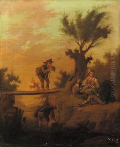Shepherds Resting In A Landscape Shepherds Resting In A Landscape