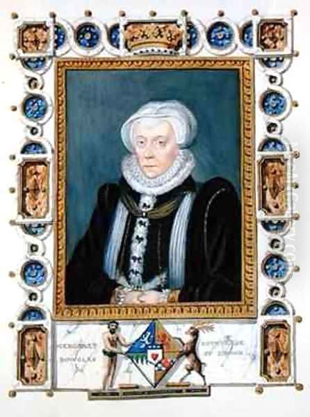 Portrait of Margaret Douglas Countess of Lennox from Memoirs of the Court of Queen Elizabeth - view 1