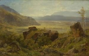 Voralpenlandschaft by Gottfried Seelos