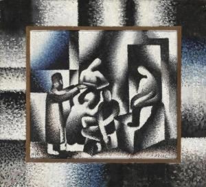 Der Bildhauer by Arthur Segal