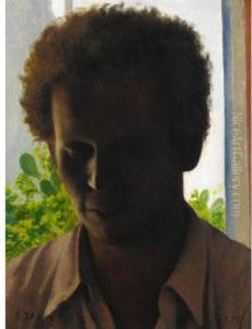 Portrait Of A Man Against The Light by Arthur Segal