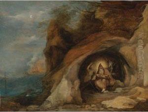 Landscape With Temptation Of St. Anthony