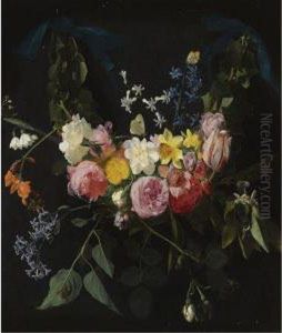 A Swag Of Flowers by Daniel Seghers