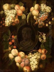 Corona Di Frutta Con Ritratto
