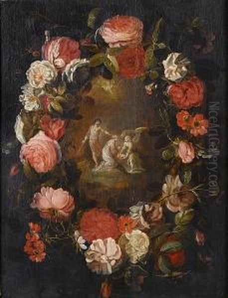 The Martyrdom Of Saint Dorothea, Within A Garland Of Roses - view 1