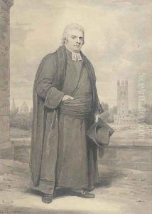 Portrait of an academic by Henry Edridge