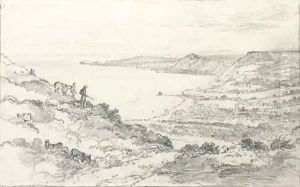 Sidmouth from Salcombe Hill by Henry Edridge