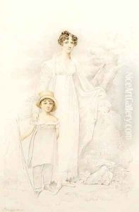 Portrait of a mother and child