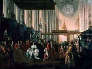 Coronation of Karl XI 1655-97 by David Klocker Ehrenstrahl