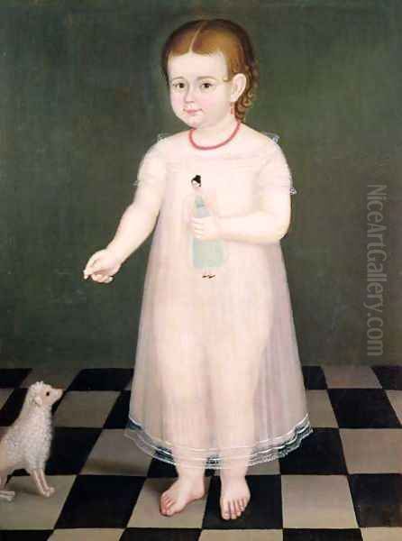 Young Girl with a Doll - view 1