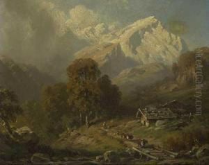 Gebirgslandschaft. Gebirgslandschaft.
