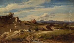 Voralpenlandschaft Mit Einem
 Steinbruch