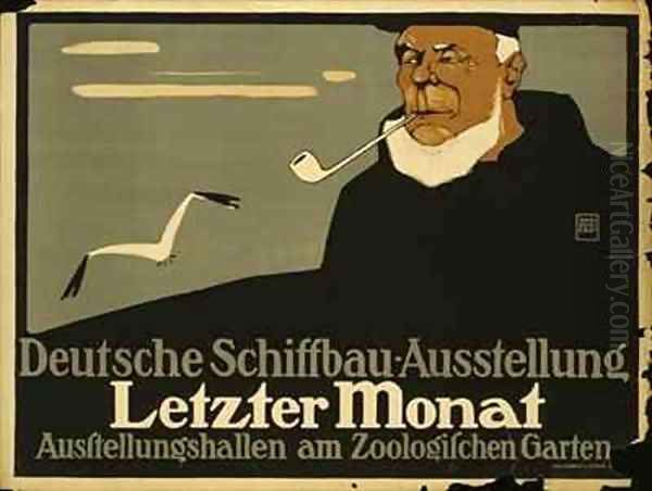 German advertisement for a shipbuilding exhibition in Berlin - view 1