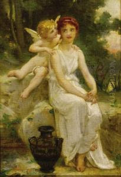 Cupid Whispering To A Young Maiden - view 1