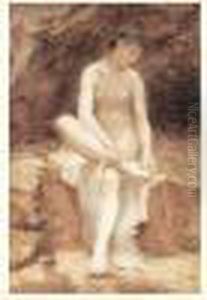 Jeune Fille Au Bain by Guillaume Seignac