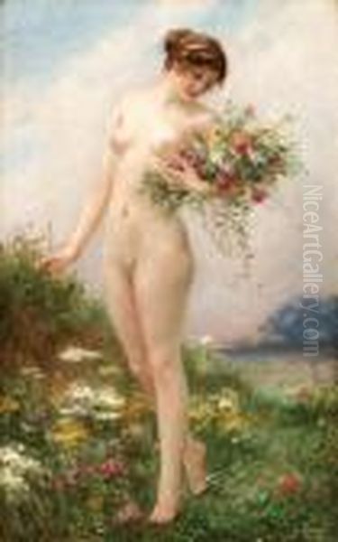 Gathering Wild Flowers - view 1