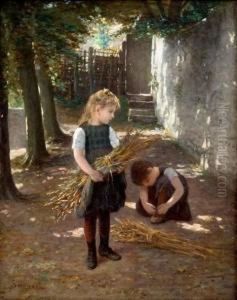Tying Her Shoes by Paul Seignac
