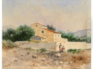 :personnages Pres Du Mas by Paul Seignon