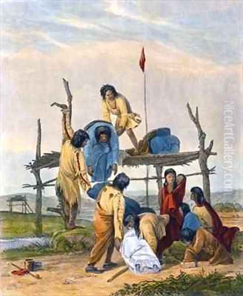 Indian Burial - view 1