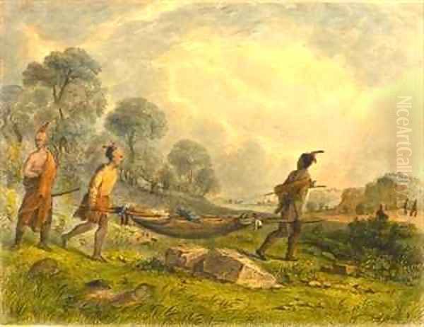 Transporting the Wounded - view 1