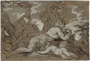 Landschaft Mit Ruhender Nymphe Landschaft Mit Ruhender Nymphe