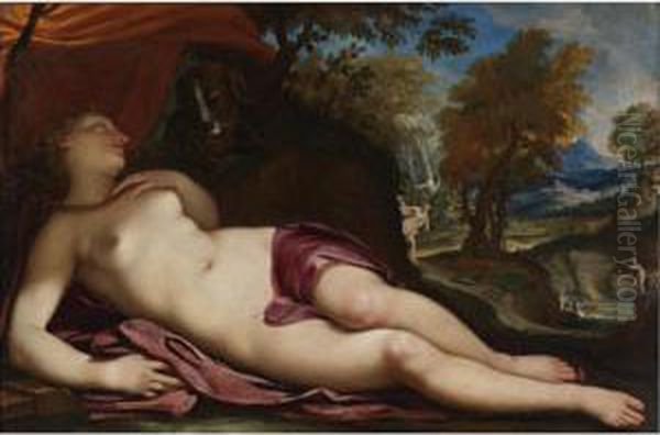Diana Asleep In A Landscape - view 1