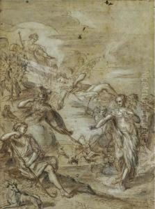 The Judgement Of Paris by Daniel Seiter