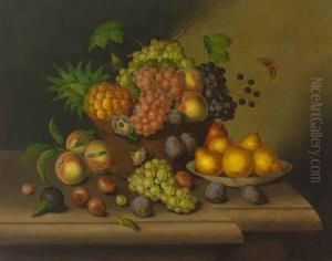Fruchtestilleben Mit Insekt by Georg (Johann G.) Seitz