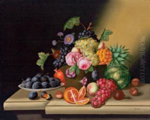 Stillleben Mit Orange by Georg (Johann G.) Seitz