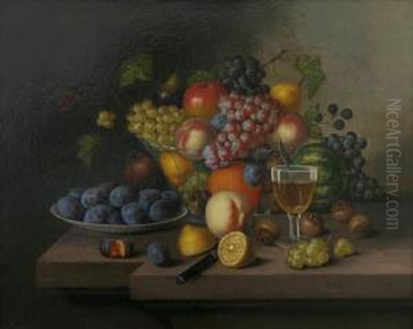 Still-life With Fruit And A Glass - view 1
