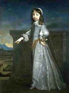 Portrait of the Duc dOrleans as a Young Boy by Justus van Egmont
