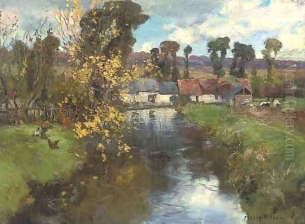 A riverside farm - view 1